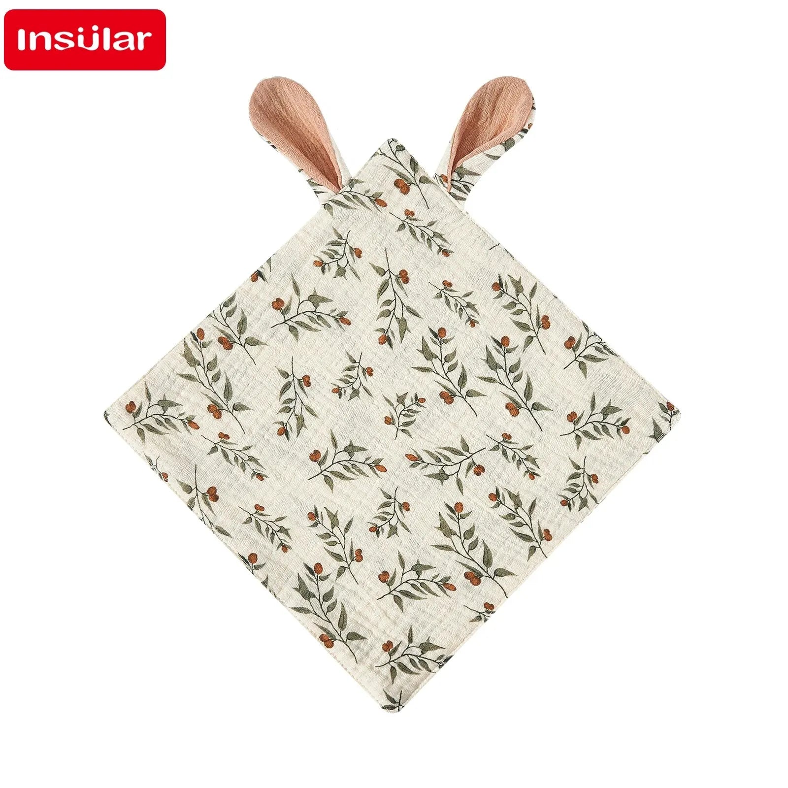 Baby Saliva Towels Cartoon Print Muslin Hand Face Wipes Newborn Bib Kids Handkerchief Toddler - La Tienda Bella