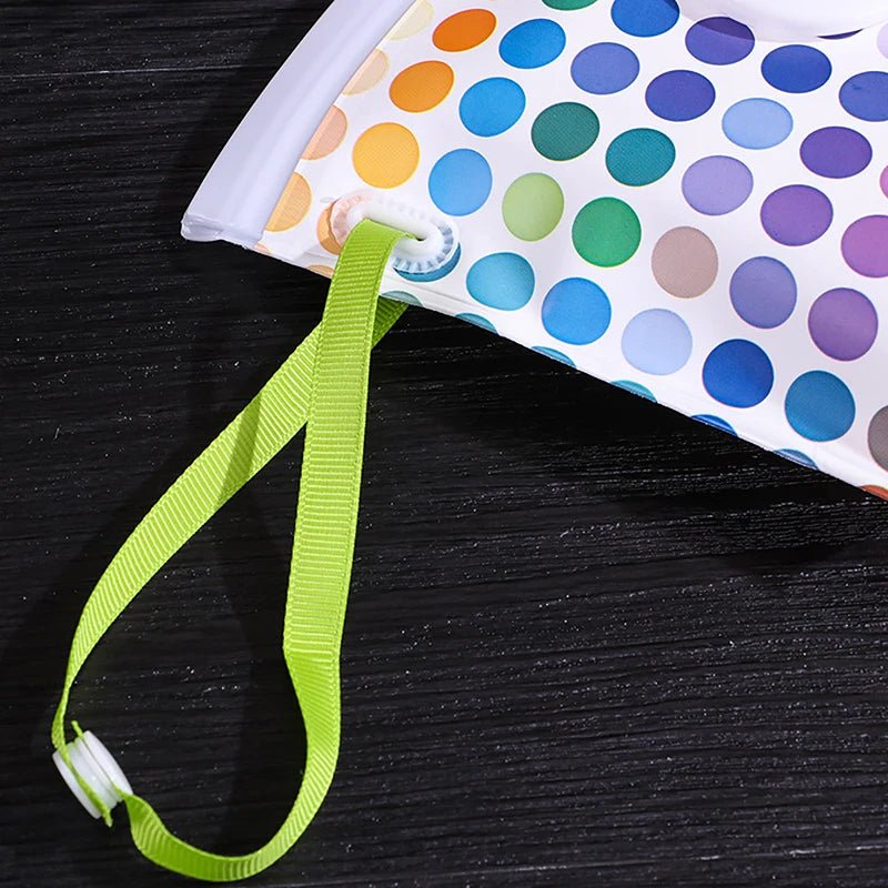 Baby Wet Wipe Pouch Portable Wipes Holder Case Flip Cover Snap-Strap Reusable Refillable - La Tienda Bella