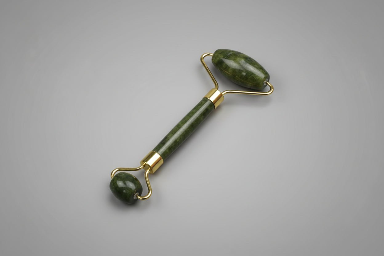 Barre de Beauté et Rouleau Gua Sha en Jade - Kit Massage Facial Complet - La Tienda Bella