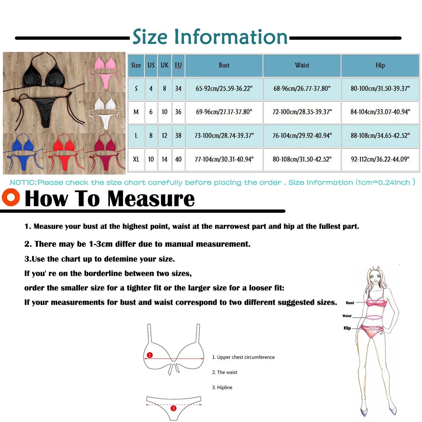 Bikini set for Women Brazilian Swimwear 2 Pieces Swimsuit Sexy Thong Bikini Bathing Suits Summer Beach - La Tienda Bella