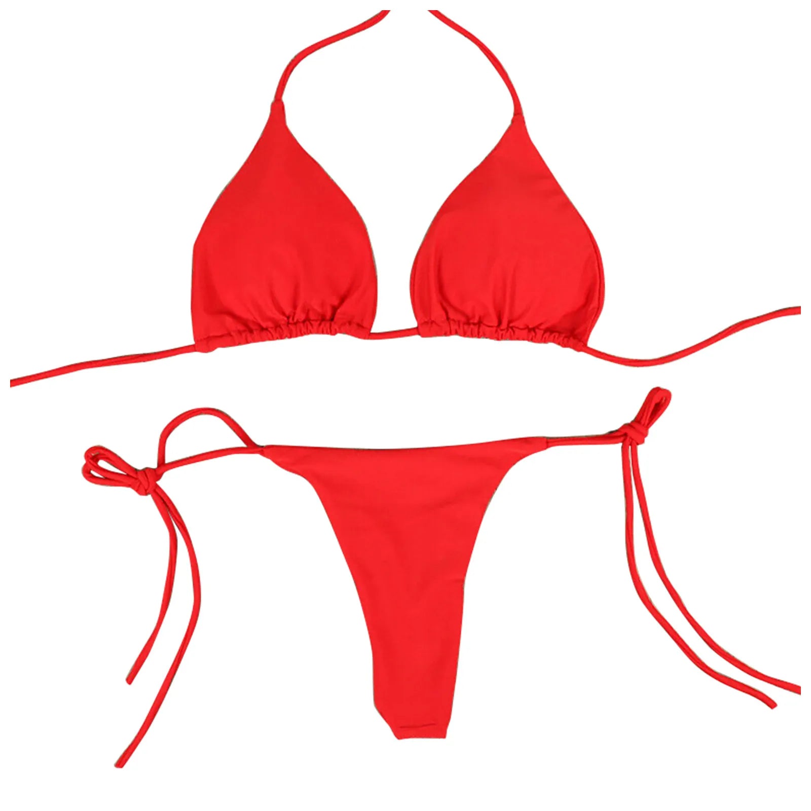 Bikini set for Women Brazilian Swimwear 2 Pieces Swimsuit Sexy Thong Bikini Bathing Suits Summer Beach - La Tienda Bella