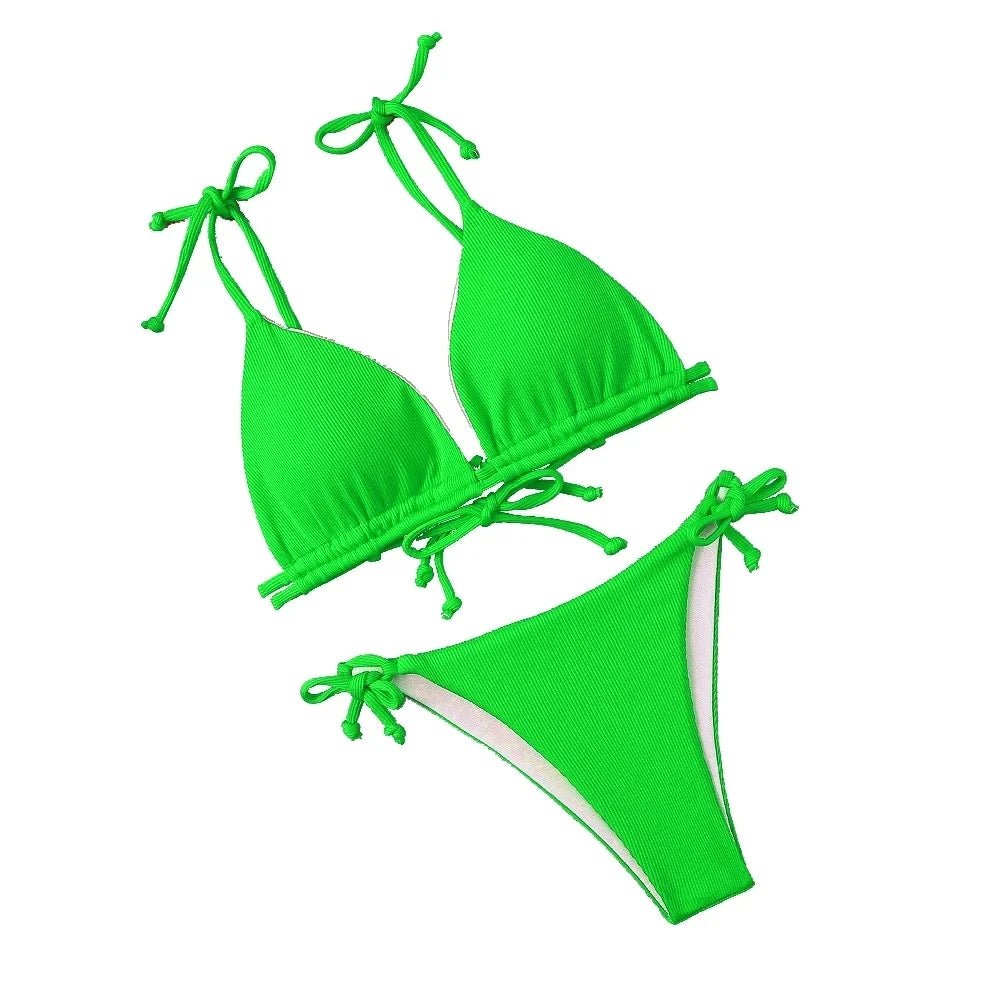 Bikini Suit Women's Summer Beach Suit Brazil Swimsuit 2023 Sexy Women's Hot Spring Swimsuit - La Tienda Bella