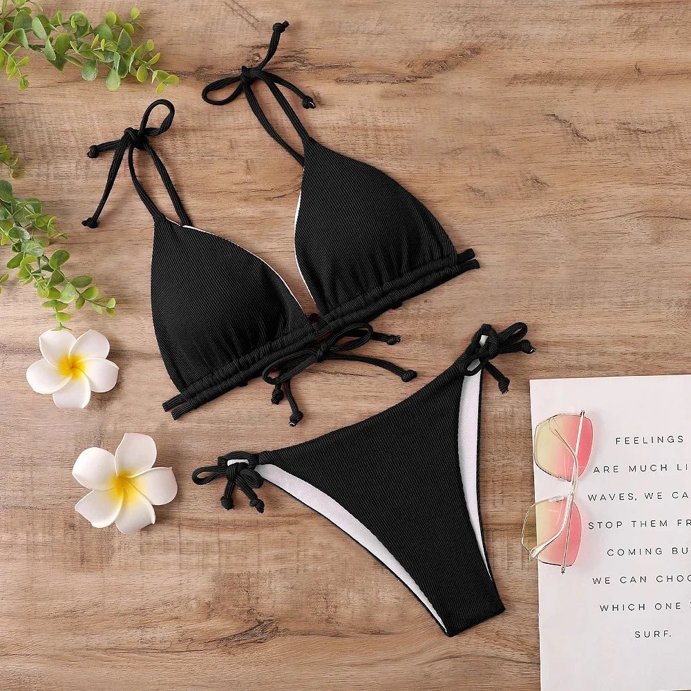 Bikini Suit Women's Summer Beach Suit Brazil Swimsuit 2023 Sexy Women's Hot Spring Swimsuit - La Tienda Bella
