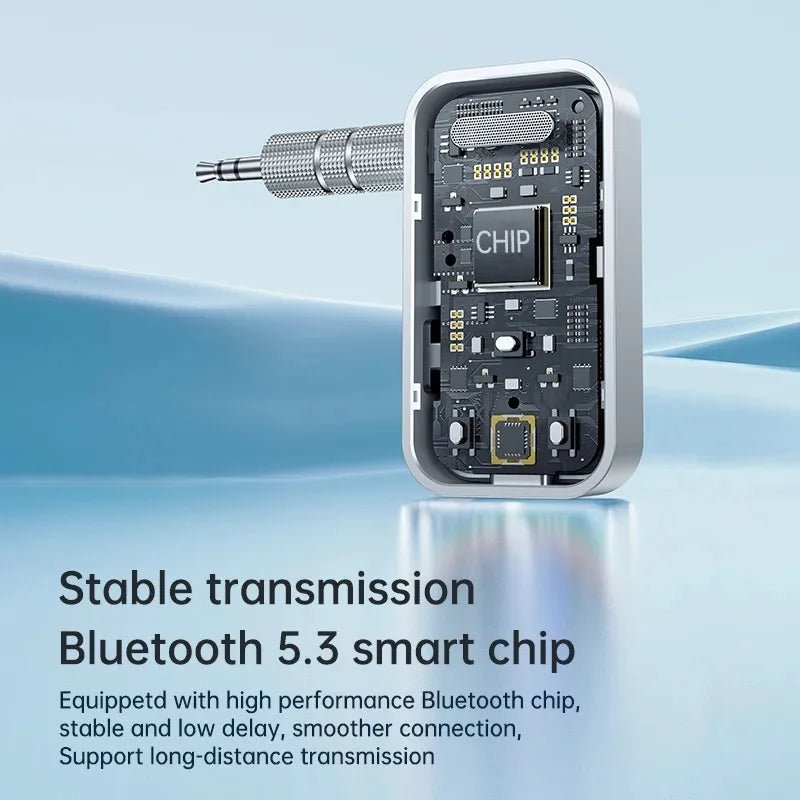 Bluetooth 5.3 Transmitter Receiver Adapter Wireless Audio For Car Music Headphone Speaker 3.5mm Jack AUX Wireless Audio Adapter - La Tienda Bella