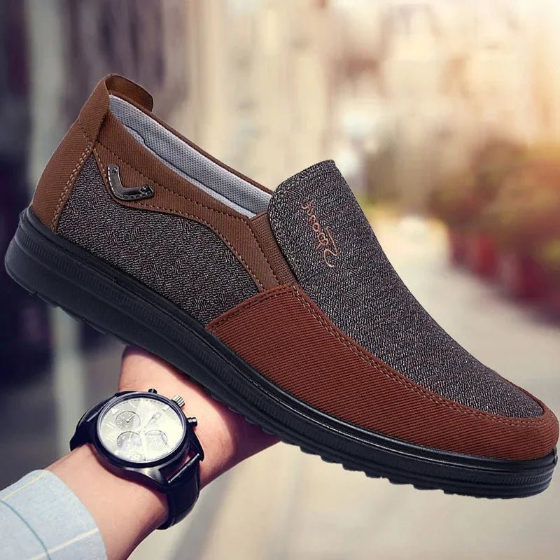 Canvas Shoes Men Classic Loafers Men Casual Shoes Breathable Walking Flat Men Shoes Sneakers Plus Size - La Tienda Bella