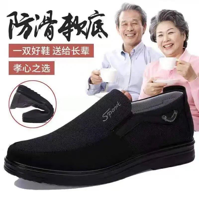 Canvas Shoes Men Classic Loafers Men Casual Shoes Breathable Walking Flat Men Shoes Sneakers Plus Size - La Tienda Bella