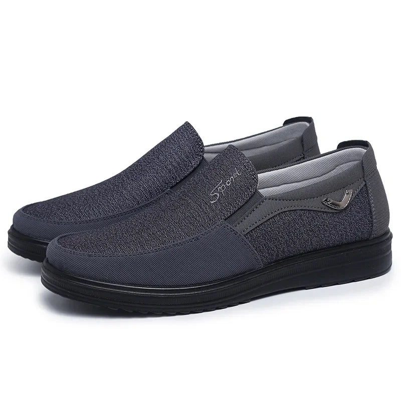 Canvas Shoes Men Classic Loafers Men Casual Shoes Breathable Walking Flat Men Shoes Sneakers Plus Size - La Tienda Bella