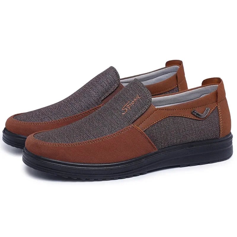Canvas Shoes Men Classic Loafers Men Casual Shoes Breathable Walking Flat Men Shoes Sneakers Plus Size - La Tienda Bella