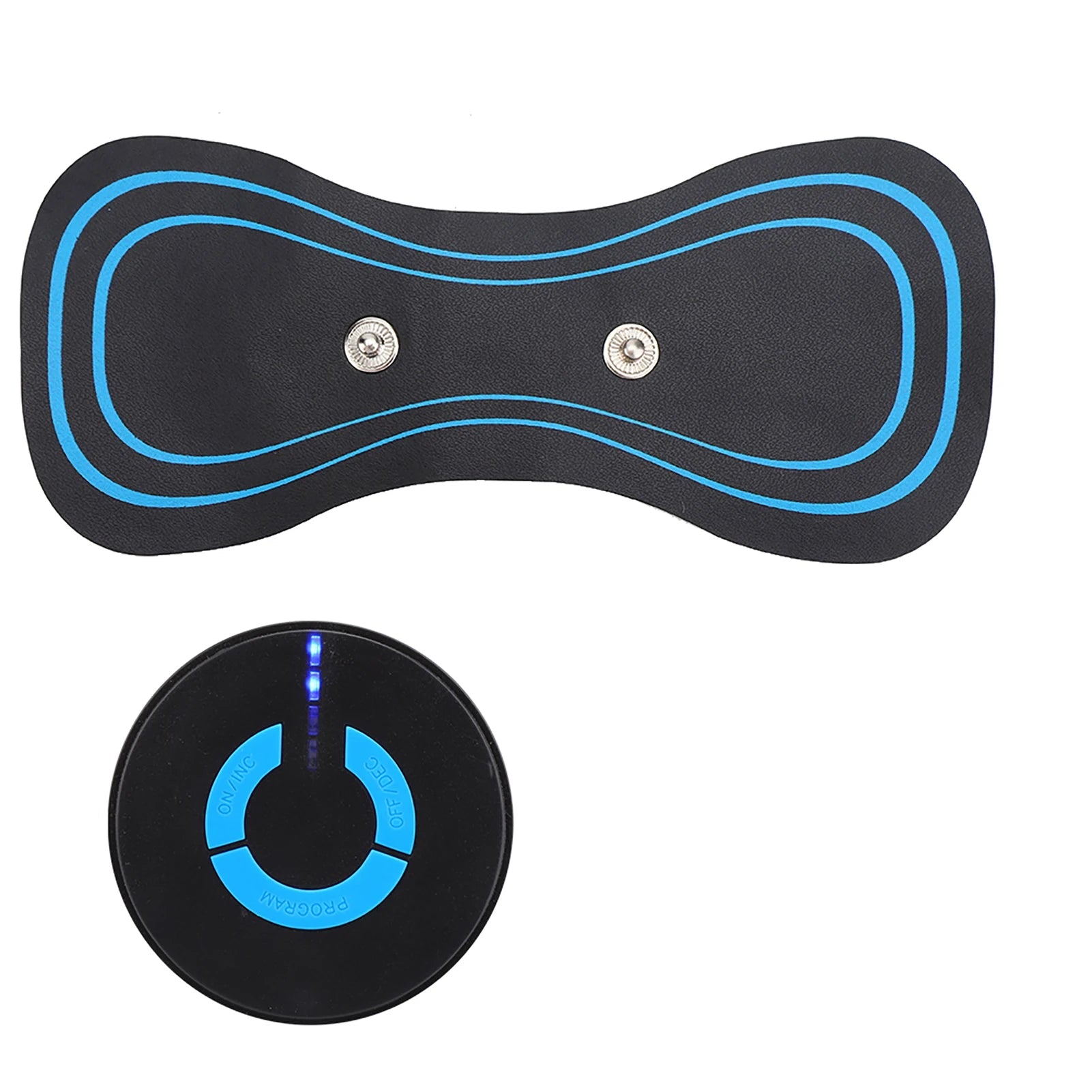 Cervical Massager Mini Neck Massager Cervical Massage Pads Pain Relief Muscle Stimulator EMS Muscle Stimulator Neck Massager - La Tienda Bella