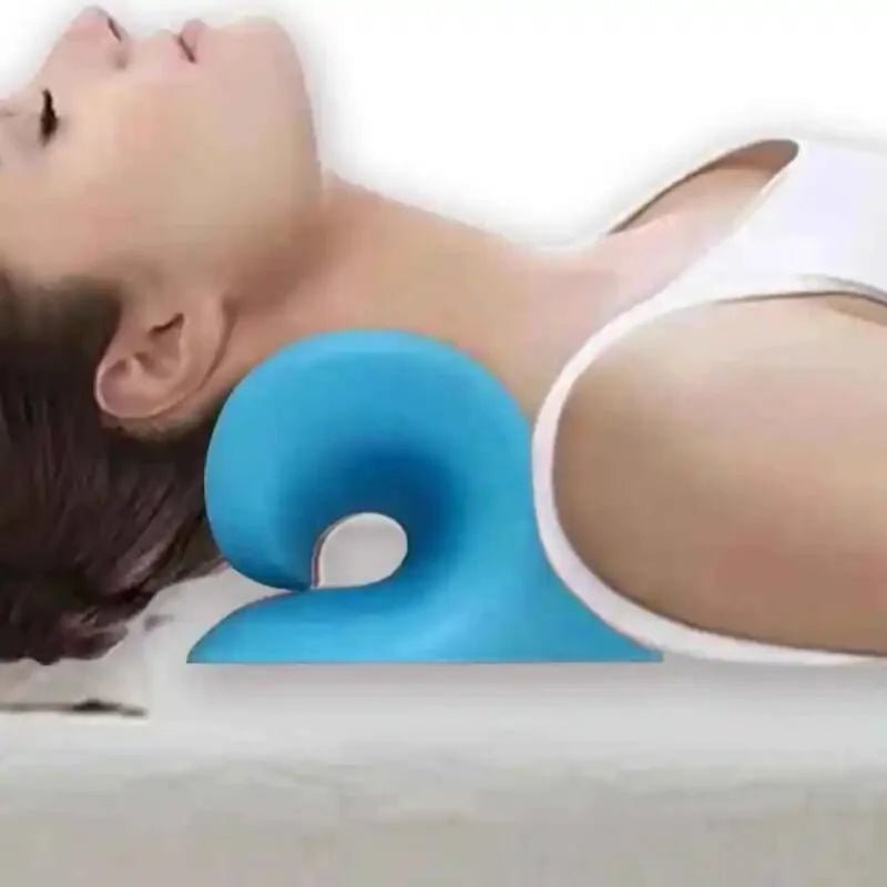 Cervical Spine Massage Pillow U Shaped Pillow Gravity Shiatsu Cervical Massage Pillow Neck and Shoulder Repair Neck Relaxation - La Tienda Bella