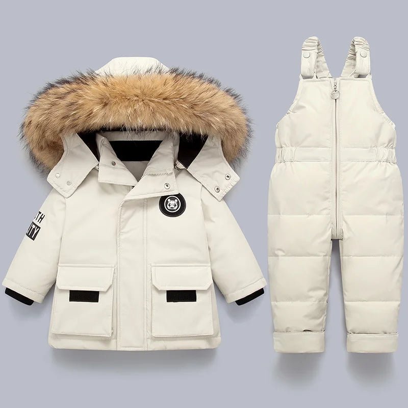 Winter Kids Clothing Set: Warm Down Jackets & Snowsuit for Boys & Girls - La Tienda Bella