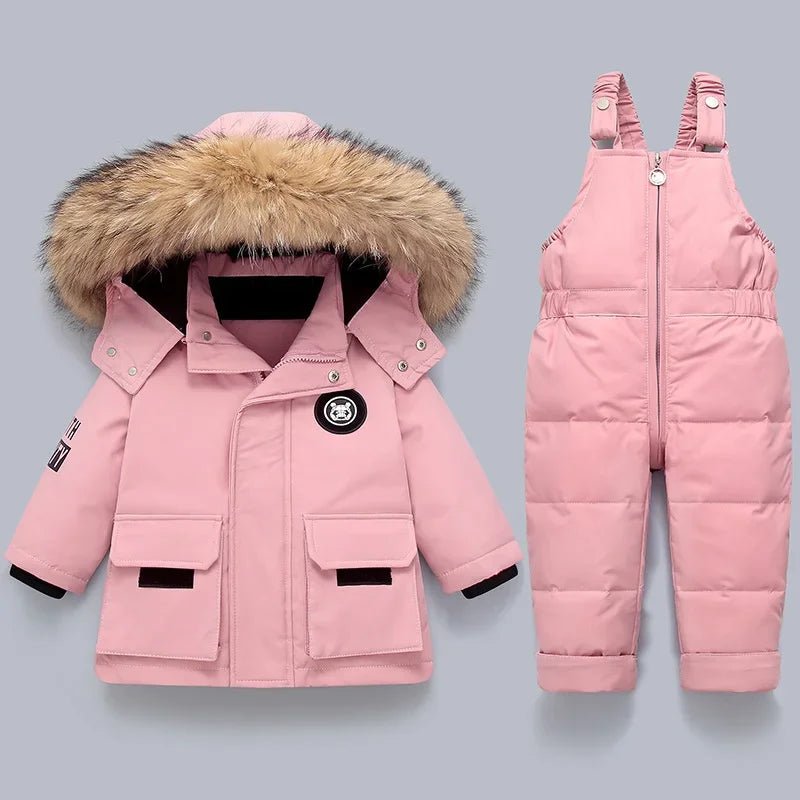 Winter Kids Clothing Set: Warm Down Jackets & Snowsuit for Boys & Girls - La Tienda Bella