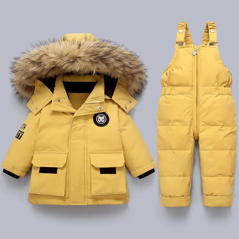 Winter Kids Clothing Set: Warm Down Jackets & Snowsuit for Boys & Girls - La Tienda Bella