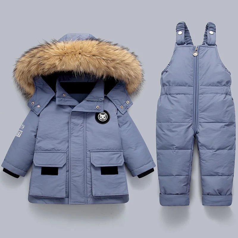 Winter Kids Clothing Set: Warm Down Jackets & Snowsuit for Boys & Girls - La Tienda Bella