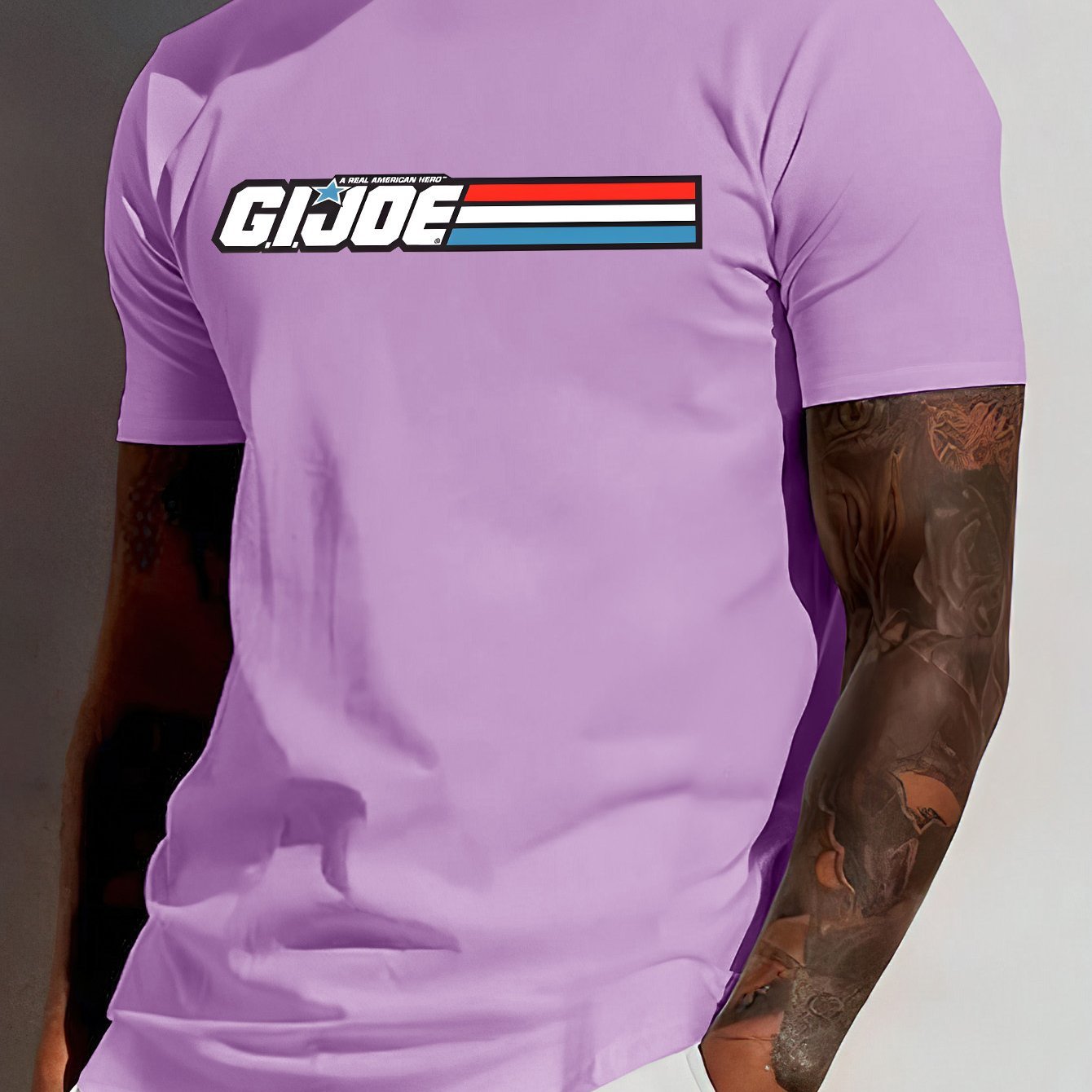 Creative Letter Print T-Shirt - Relaxed Fit, Classic Crew Neck, Short Sleeves, Edgy Modern Streetwear Style for Men - Perfect for Summer Fashion, Casual Outings, and Everyday Wear - La Tienda Bella