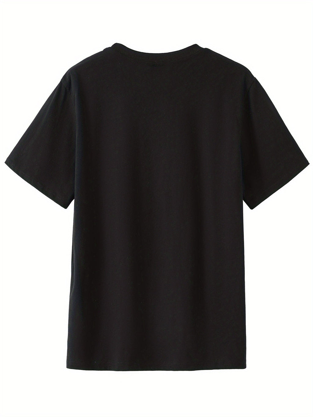 Creative Letter Print T-Shirt - Relaxed Fit, Classic Crew Neck, Short Sleeves, Edgy Modern Streetwear Style for Men - Perfect for Summer Fashion, Casual Outings, and Everyday Wear - La Tienda Bella