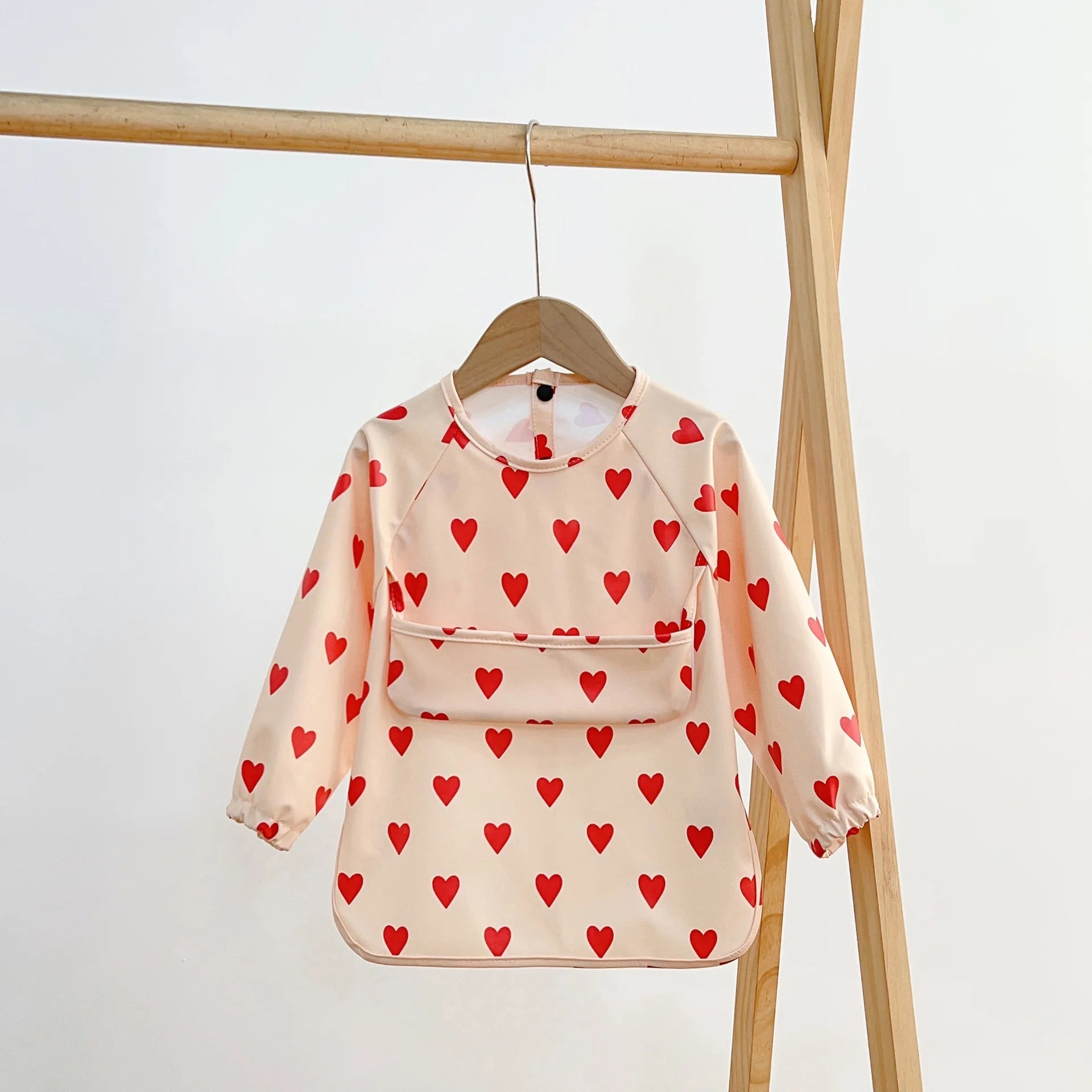Cute Baby Bibs Toddler Baberos Bavoir Waterproof Long Sleeve Apron Cartoon Animals Children - La Tienda Bella