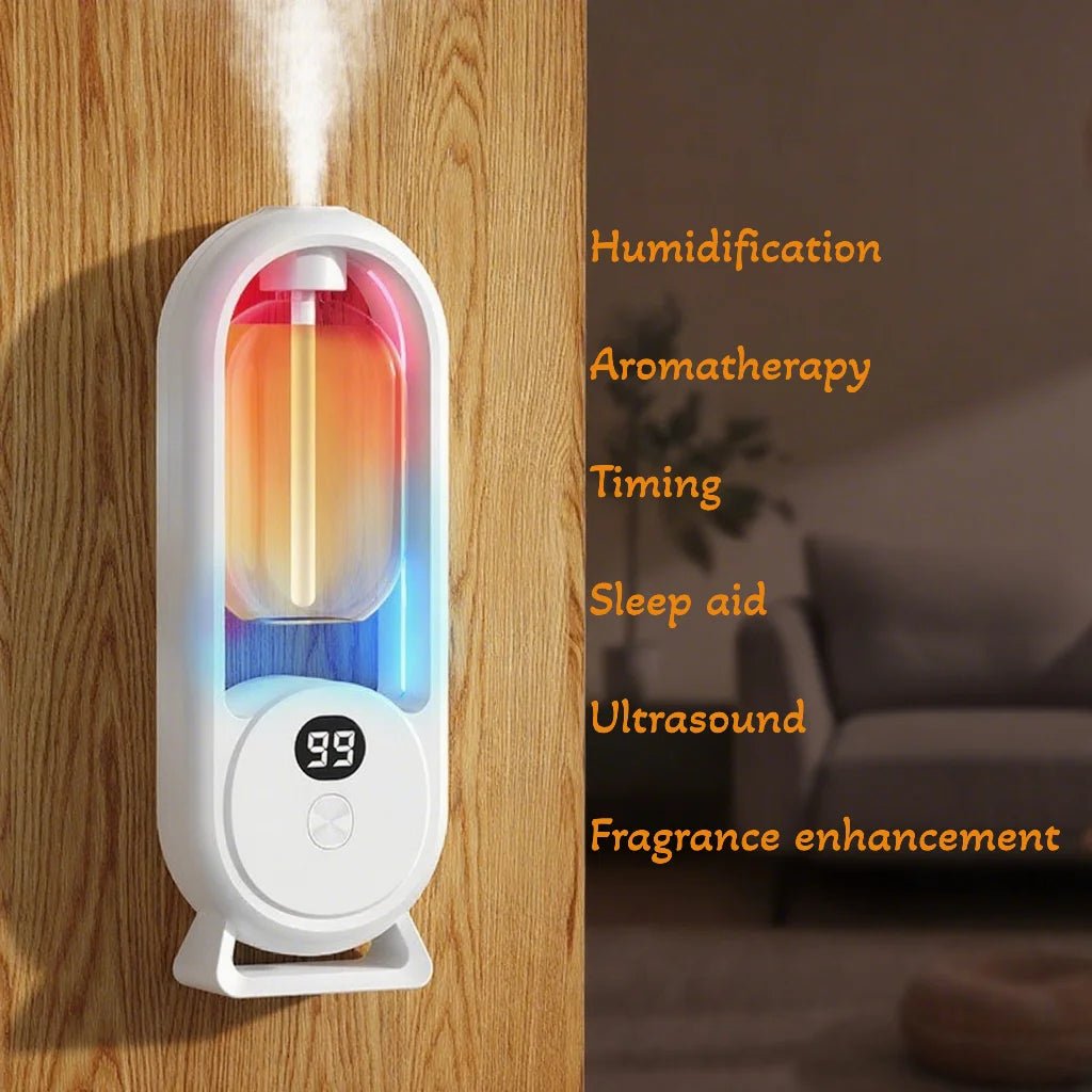 Digital Aromatherapy Diffuser with Mood Light 1000mAh Auto Spray 5 Modes Timer Humidifier for Sleep Essential Oil Diffuser 50ml - La Tienda Bella