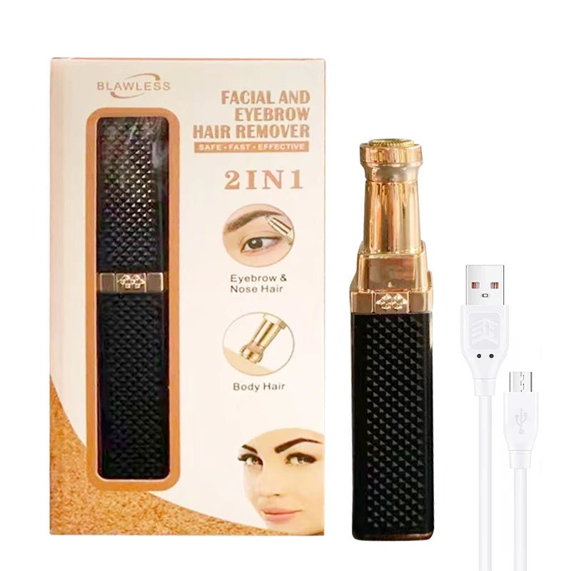 Épilateur Visage Électrique – Retrait Sourcils & Pilosité Doux et Précis - La Tienda Bella