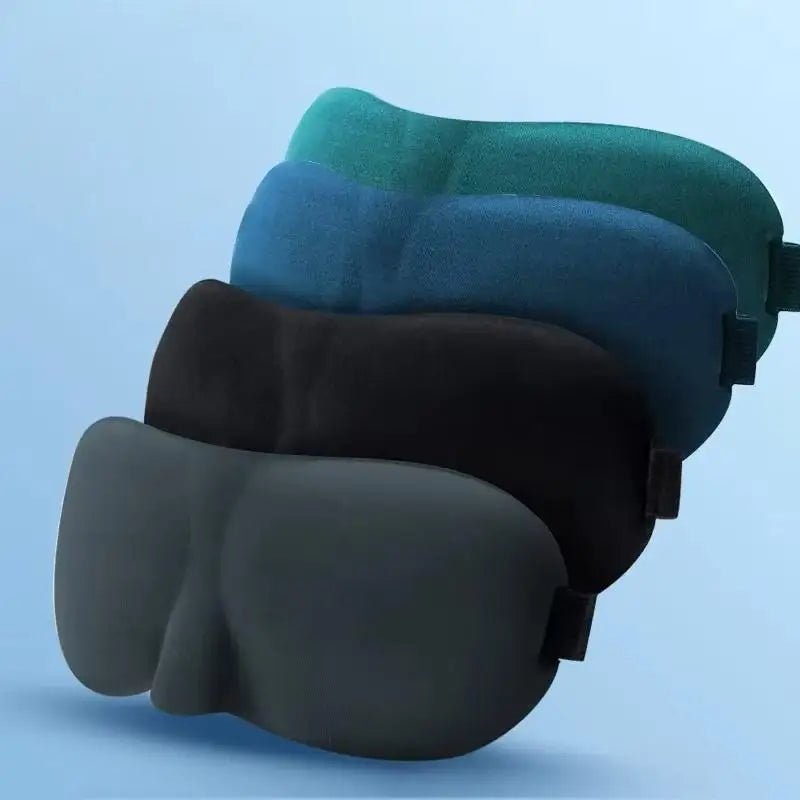 Eye Mask for Sleeping 3D Contoured Cup Blindfold Concave Molded Night Sleep Face Masks Block Out Light with Women Men Eyepatch - La Tienda Bella