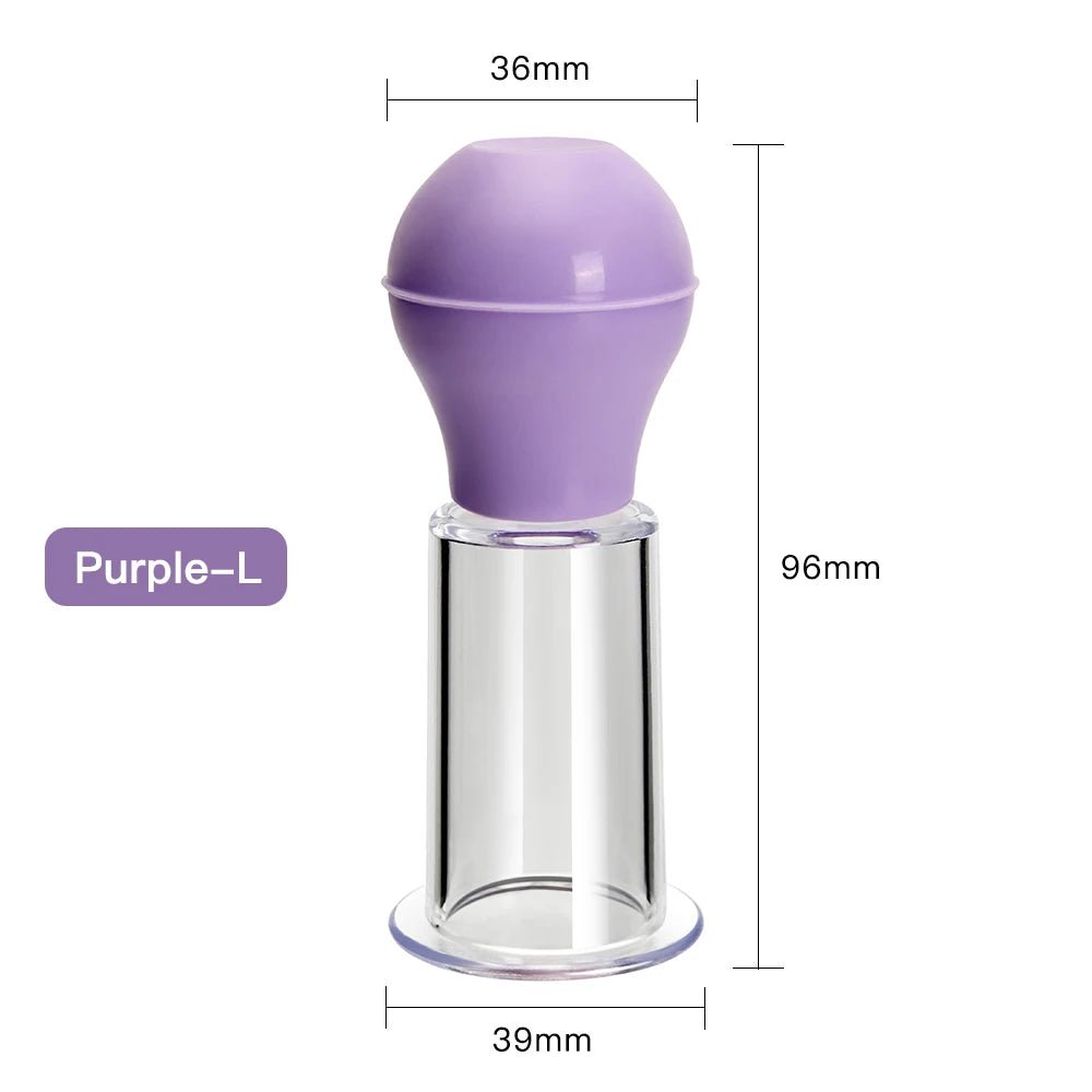 Facial Massage Cups Rubber Vacuum Cupping Skin Lifting Anti Cellulite Massager for Face Pvc Body Cups Skin Scraping Massage Jar - La Tienda Bella