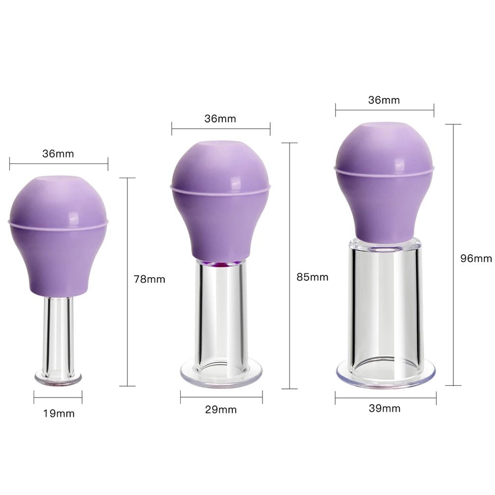 Facial Massage Cups Rubber Vacuum Cupping Skin Lifting Anti Cellulite Massager for Face Pvc Body Cups Skin Scraping Massage Jar - La Tienda Bella