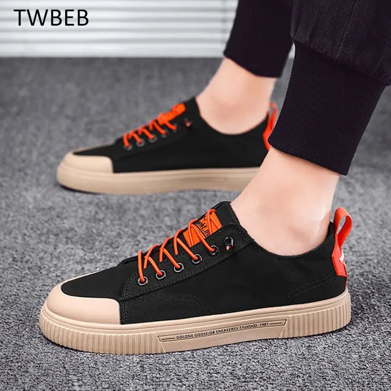 Fashion New Men Vulcanize Shoes Men Comfort Sneakers Men Canvas Casual Sheoes Sneakers Male Footwear - La Tienda Bella