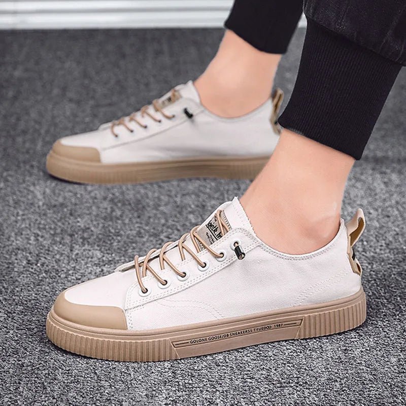 Fashion New Men Vulcanize Shoes Men Comfort Sneakers Men Canvas Casual Sheoes Sneakers Male Footwear - La Tienda Bella