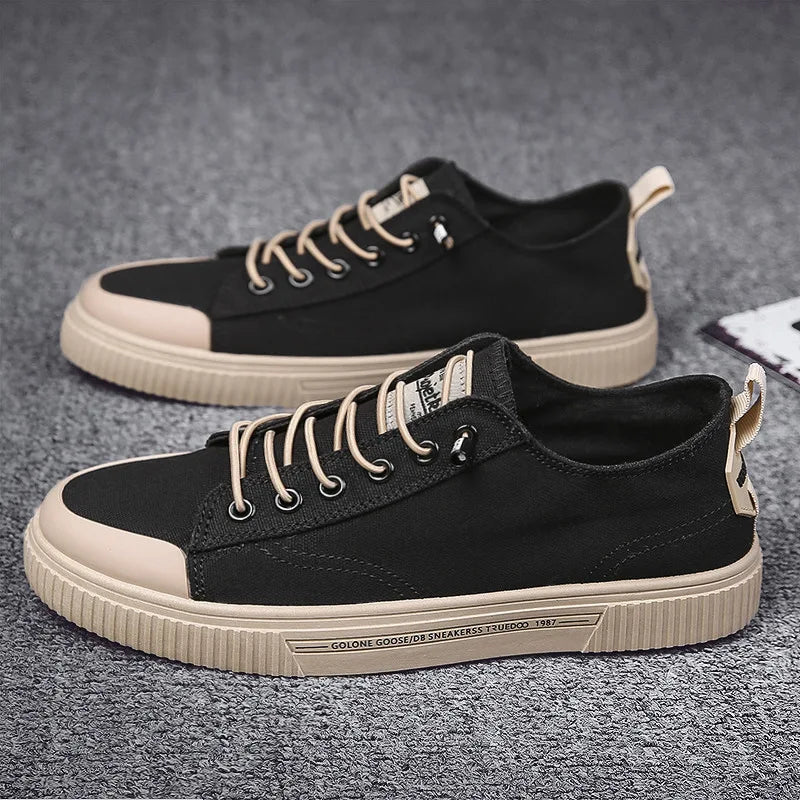 Fashion New Men Vulcanize Shoes Men Comfort Sneakers Men Canvas Casual Sheoes Sneakers Male Footwear - La Tienda Bella