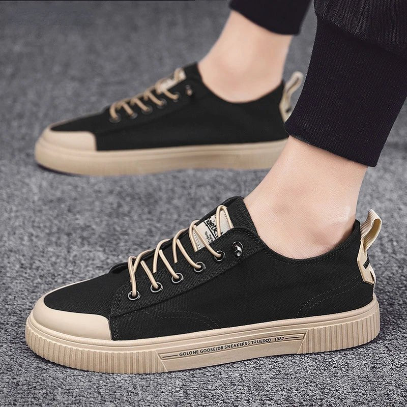 Fashion New Men Vulcanize Shoes Men Comfort Sneakers Men Canvas Casual Sheoes Sneakers Male Footwear - La Tienda Bella