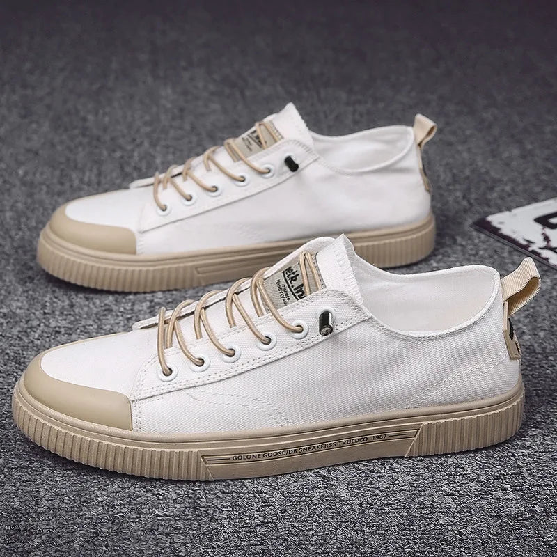 Fashion New Men Vulcanize Shoes Men Comfort Sneakers Men Canvas Casual Sheoes Sneakers Male Footwear - La Tienda Bella