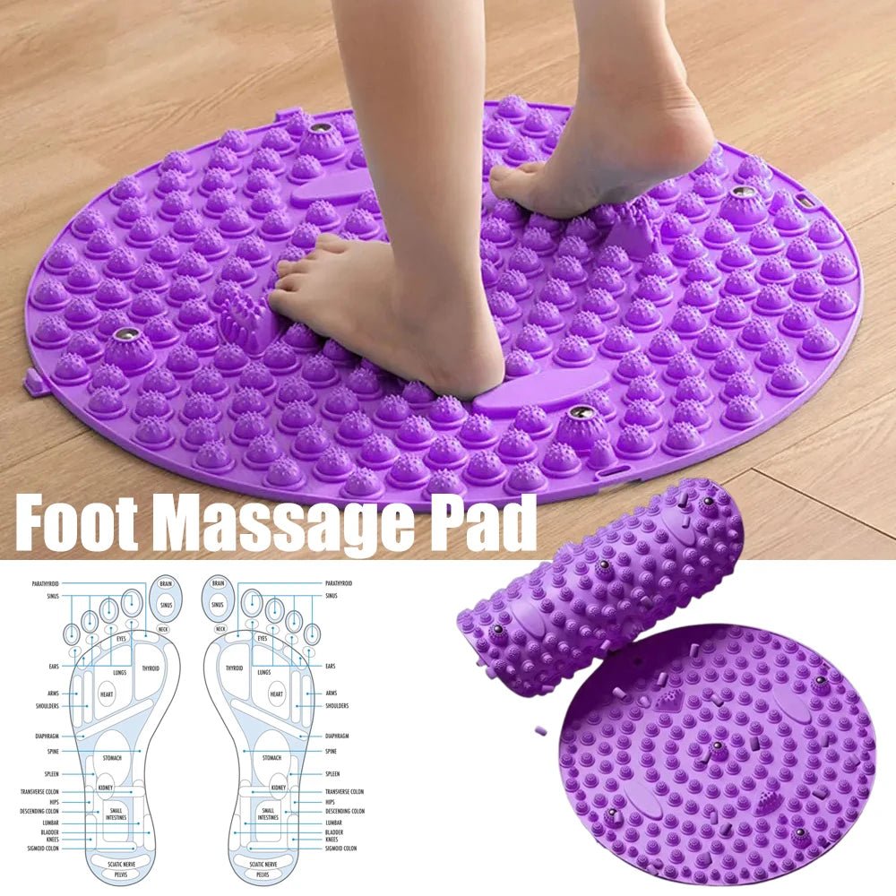 Fingerpressure Board Foot Massage Pad Health Walk Pressure Board Foot Massage Pad Foot Yoga Acupressure Mat Training Accessories - La Tienda Bella