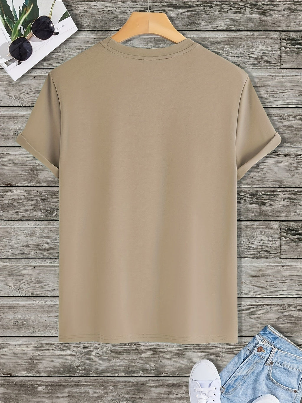 Fishing Print T Shirt, Tees For Men, Casual Short Sleeve T-shirt For Summer - La Tienda Bella