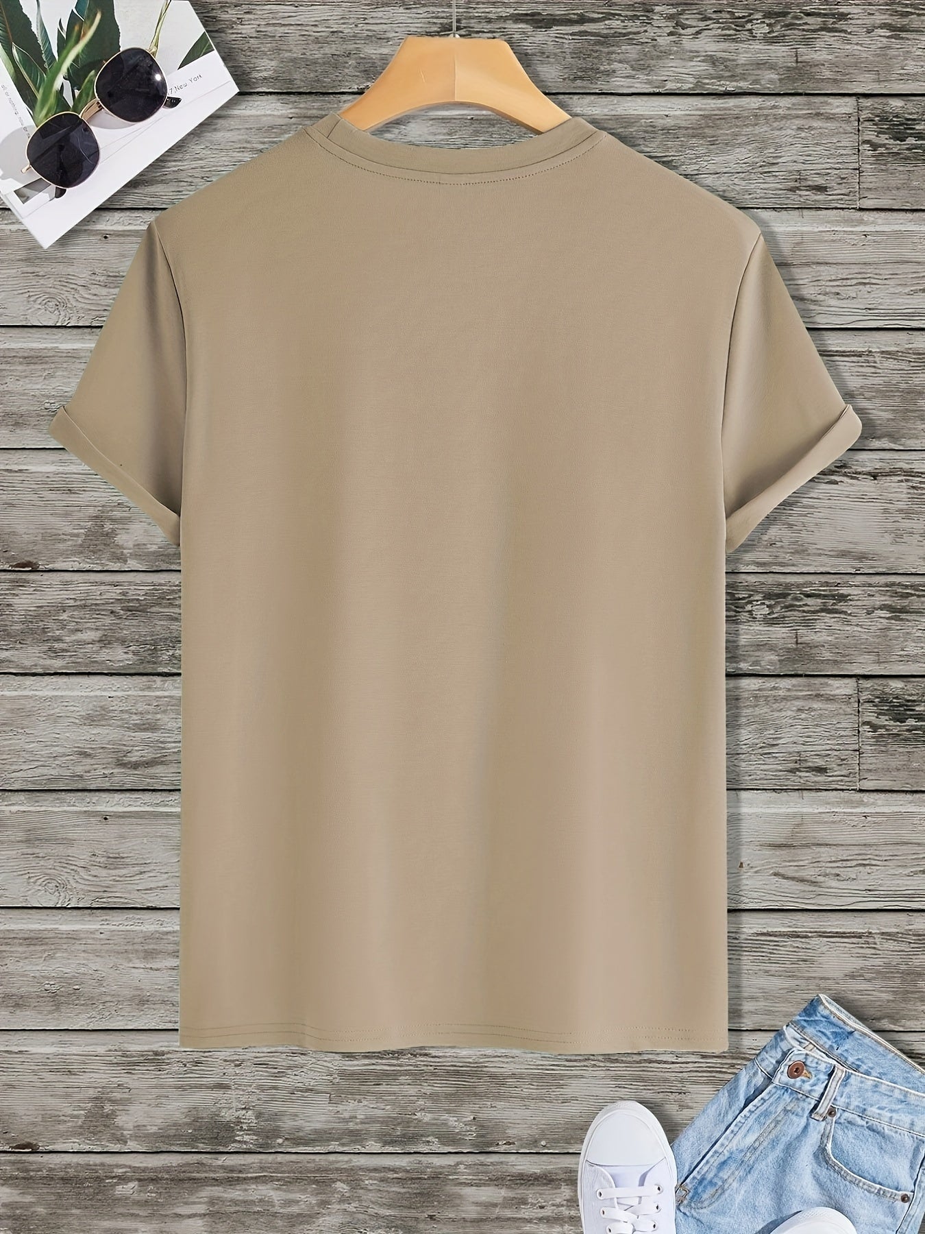 Fishing Print T Shirt, Tees For Men, Casual Short Sleeve T-shirt For Summer - La Tienda Bella