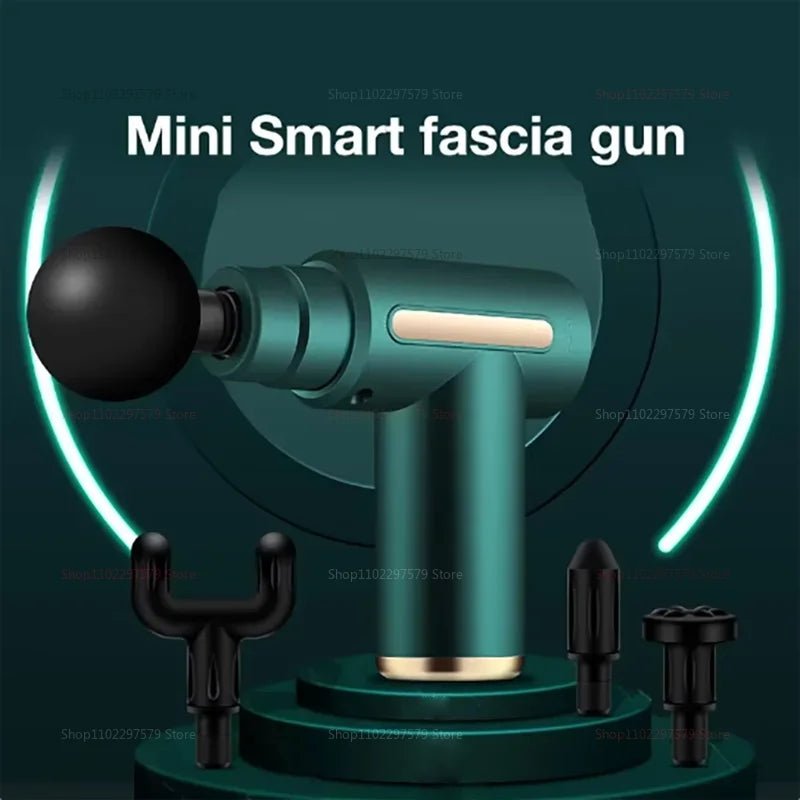 Fitness Muscle Relaxer Fascia Gun Rechargeable Portable Full Body Cervical Massager Mini Multi Speed Adjustable Massage Gun - La Tienda Bella