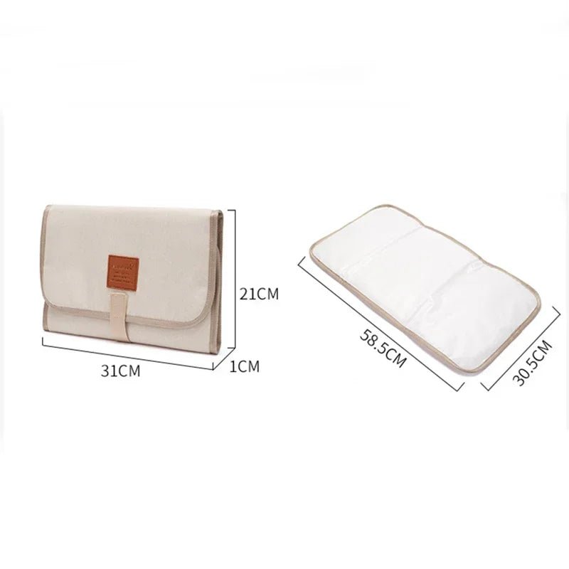 Portable Waterproof Foldable Baby Changing Pad - Durable Oxford Diaper Sheet & Table - La Tienda Bella