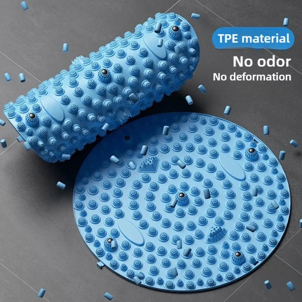 Foot Yoga Massage Acupressure Board Mat Muscle Relaxation Round Exercise Mat Fitness Foot Training Massage Acupressure Mat - La Tienda Bella