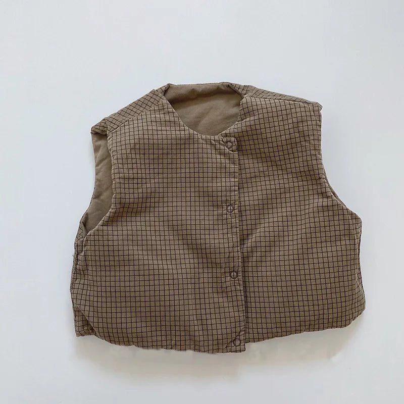 Girls Winter Clothes Boys Sleevless Jacket Toddler Baby Kids Single Breasted Vest Coat Children Outwear Waistcoats New Autumn - La Tienda Bella