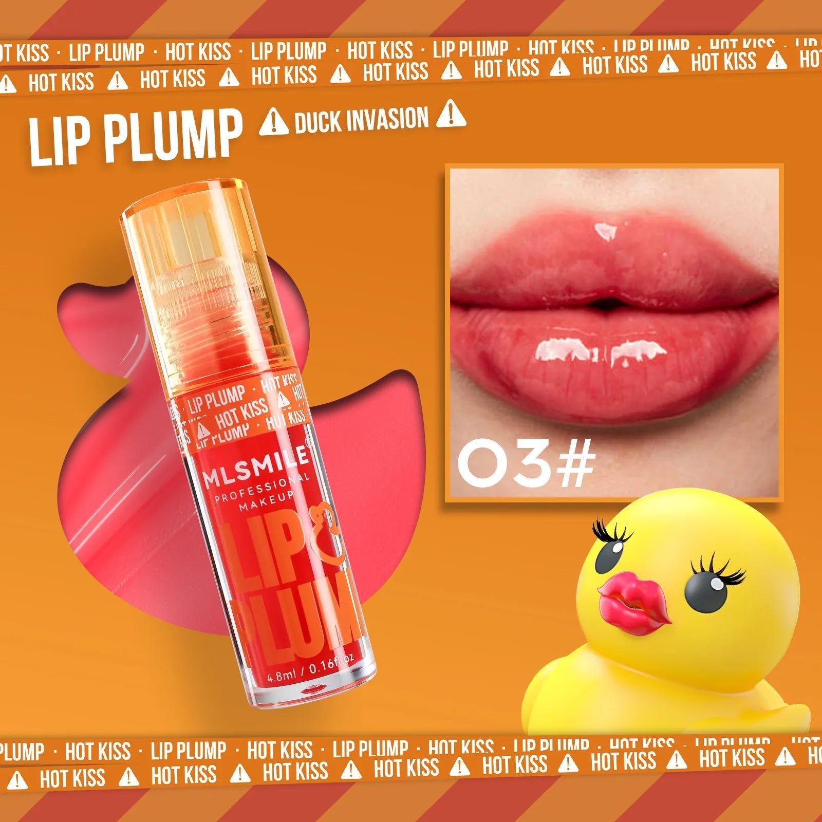 Gloss Huile Effet Miroir – Design “Canard mignon” – Hydratant & Brillant - La Tienda Bella