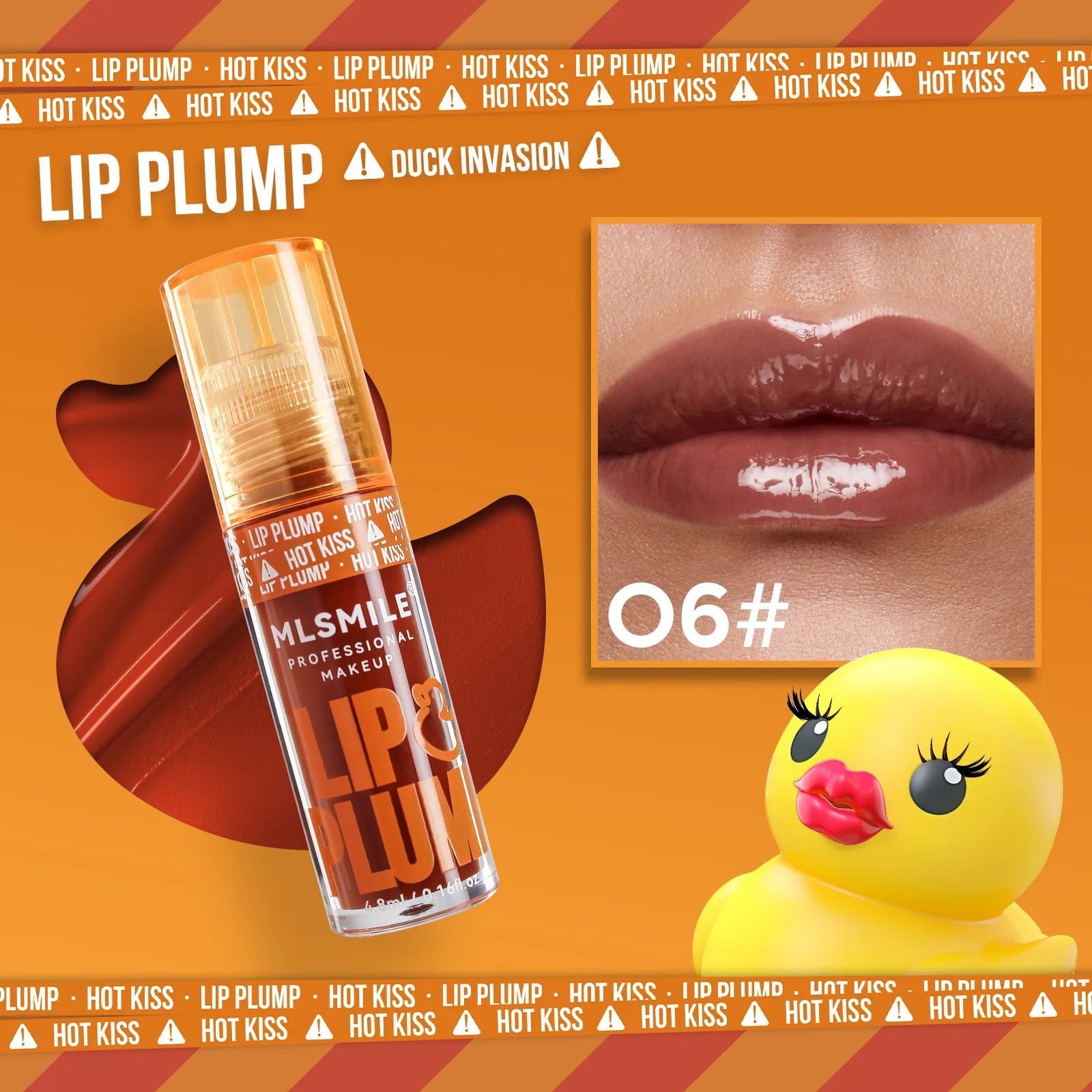 Gloss Huile Effet Miroir – Design “Canard mignon” – Hydratant & Brillant - La Tienda Bella