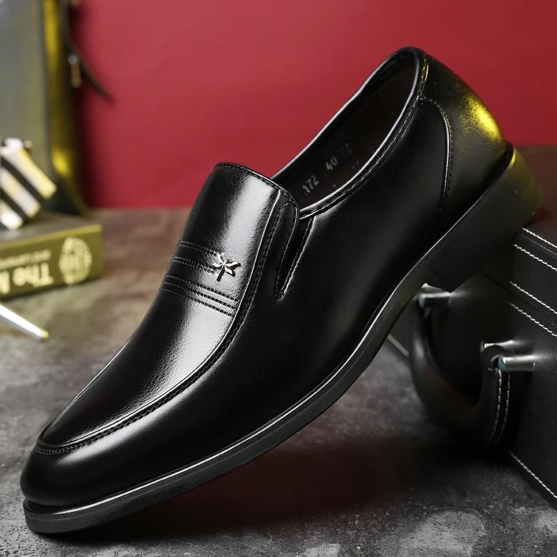 High Quality Leather Men Casual Shoes Comfortable Light Men Loafers Formal Men Dress Shoes Breathable Slip on Men Driving Shoes - La Tienda Bella