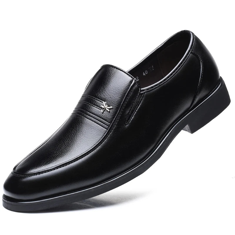 High Quality Leather Men Casual Shoes Comfortable Light Men Loafers Formal Men Dress Shoes Breathable Slip on Men Driving Shoes - La Tienda Bella