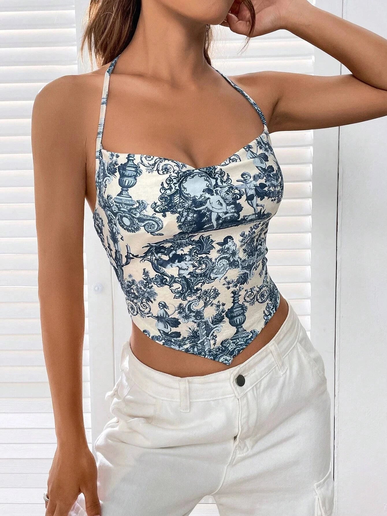 Hot Sale!Women Summer Camisole Crop Tops Sleeveless Slim Sling T-shirt Black White Bottoming Tanks- La Tienda Bella