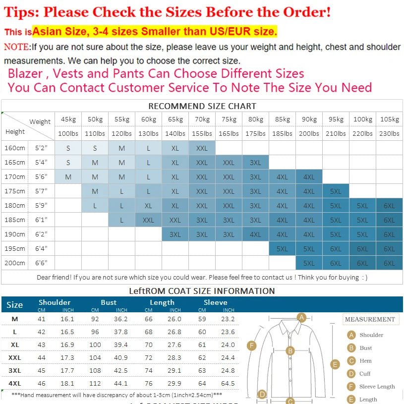 ( Jacket + Vest + Pants ) Men's Fashion Boutique Plaid Formal Business Suit Slim Plaid Wedding Mens Suit Beige Gray Black Blue - La Tienda Bella