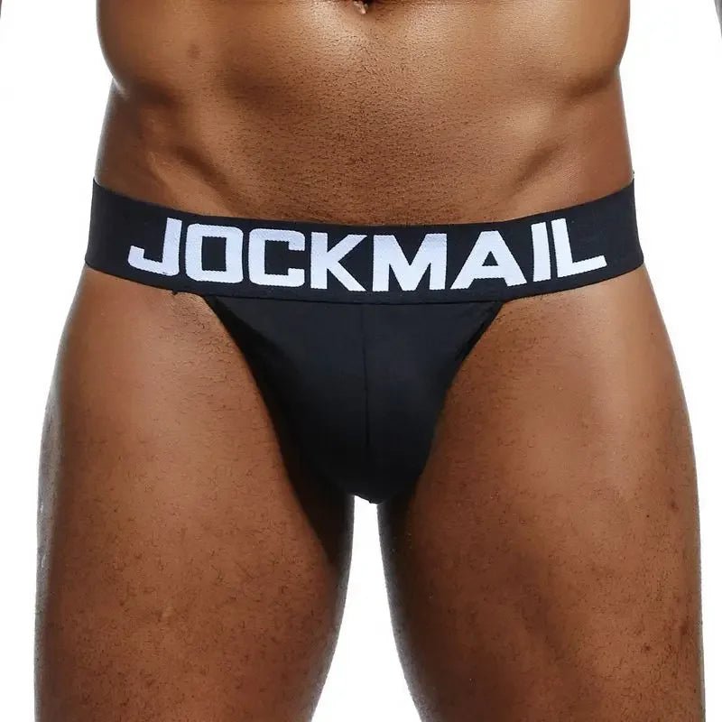 Jockmail men sexy briefs men cotton bikinis slips men underwear tanga hombre encaje bulge pouch thong men clothing Summer shorts - La Tienda Bella