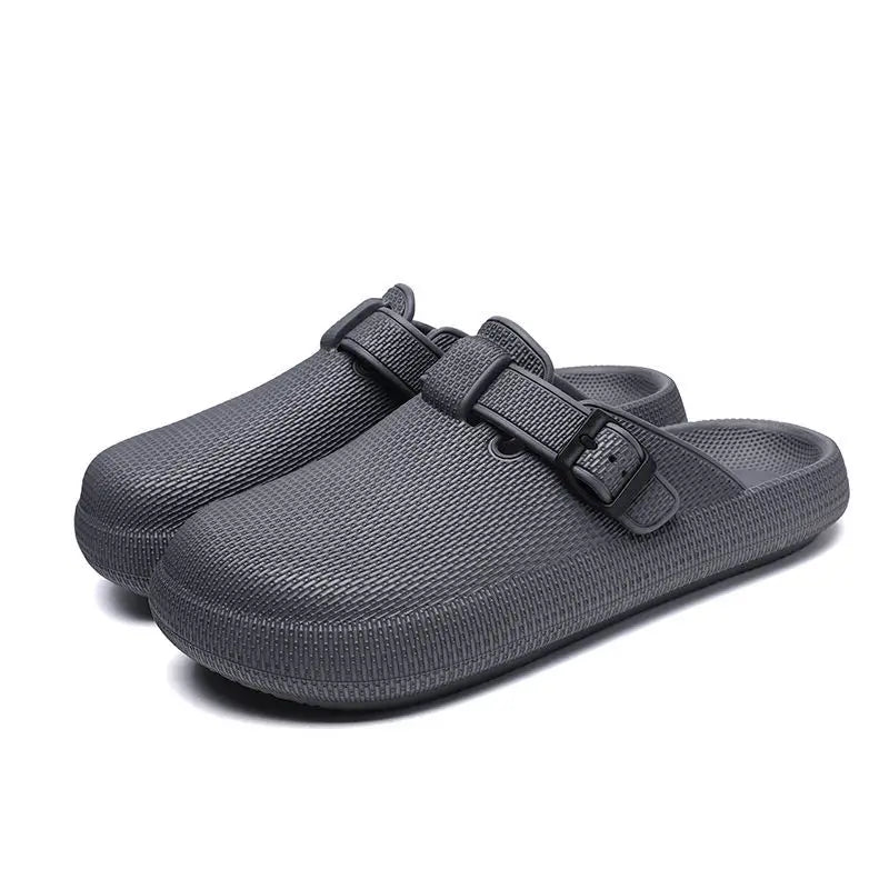 Kidmi Fashion Men Clogs Slippers Men Garden Shoes Summer Nonslip Beach Slippers Men EVA Flat Sandals Casual Waterproof Men Shoes - La Tienda Bella