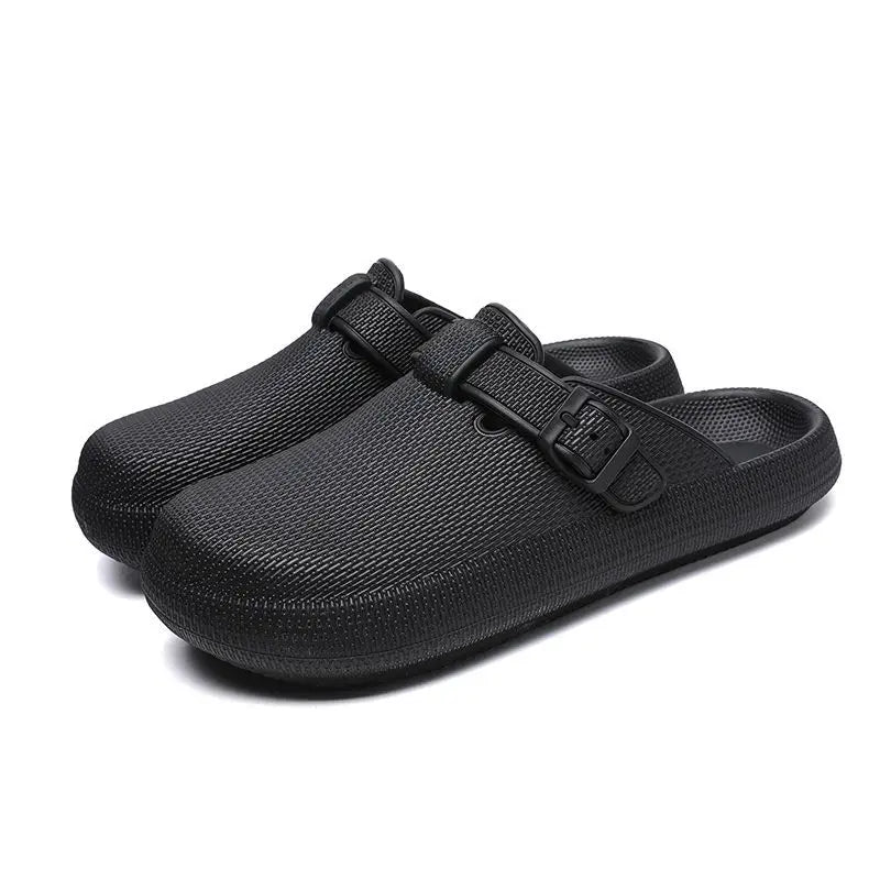 Kidmi Fashion Men Clogs Slippers Men Garden Shoes Summer Nonslip Beach Slippers Men EVA Flat Sandals Casual Waterproof Men Shoes - La Tienda Bella