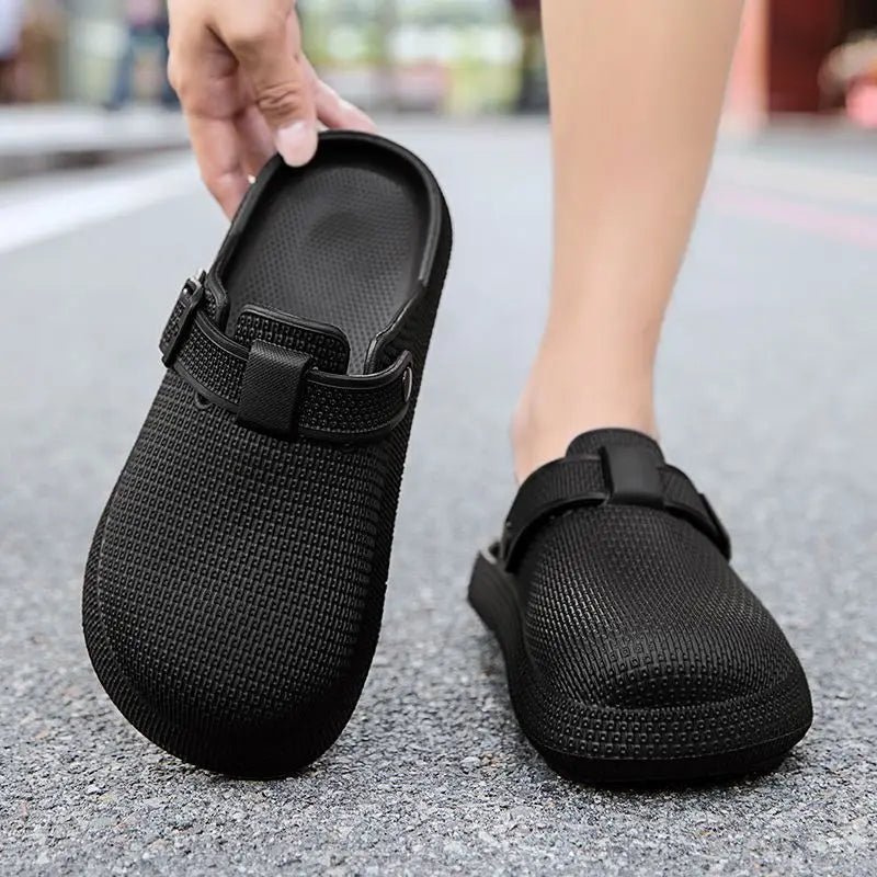 Kidmi Fashion Men Clogs Slippers Men Garden Shoes Summer Nonslip Beach Slippers Men EVA Flat Sandals Casual Waterproof Men Shoes - La Tienda Bella