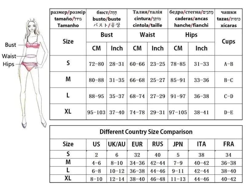 Luxury Design Women's Sexy Small Chest Push-up Kini Set Swimsuit Brand Beach Swimsuit Print - La Tienda Bella