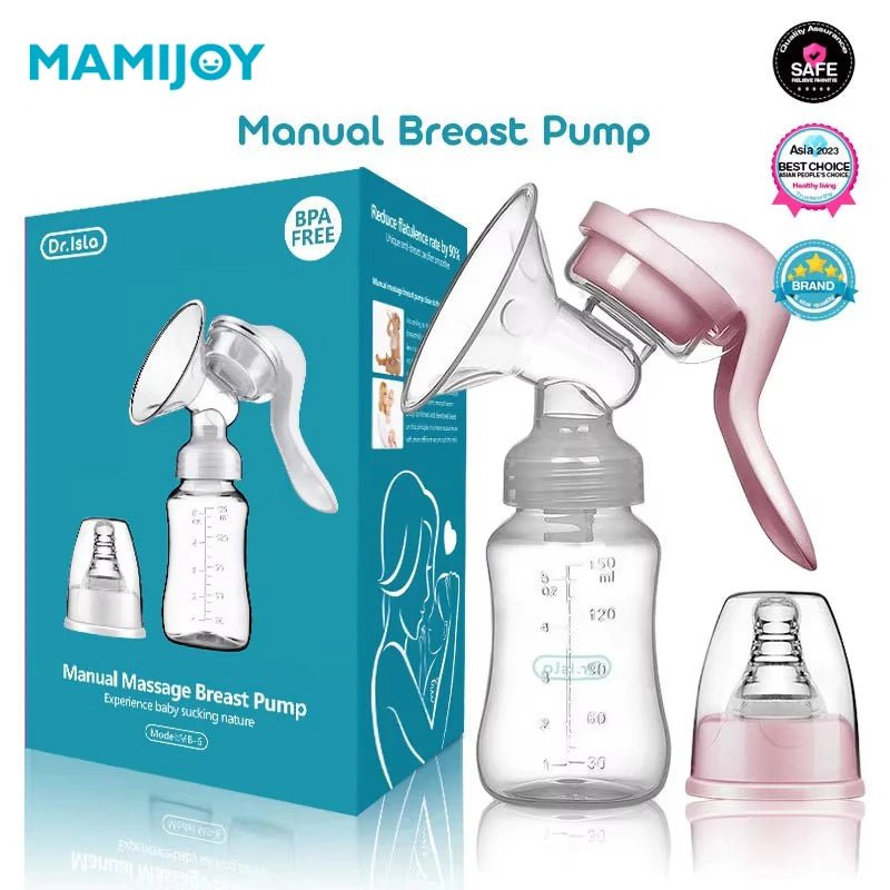 MAMIJOY Breast Pump Baby Nipple Manual Suction Milk Pump Feeding Breasts Pumps Milk Bottle Sucking - La Tienda Bella